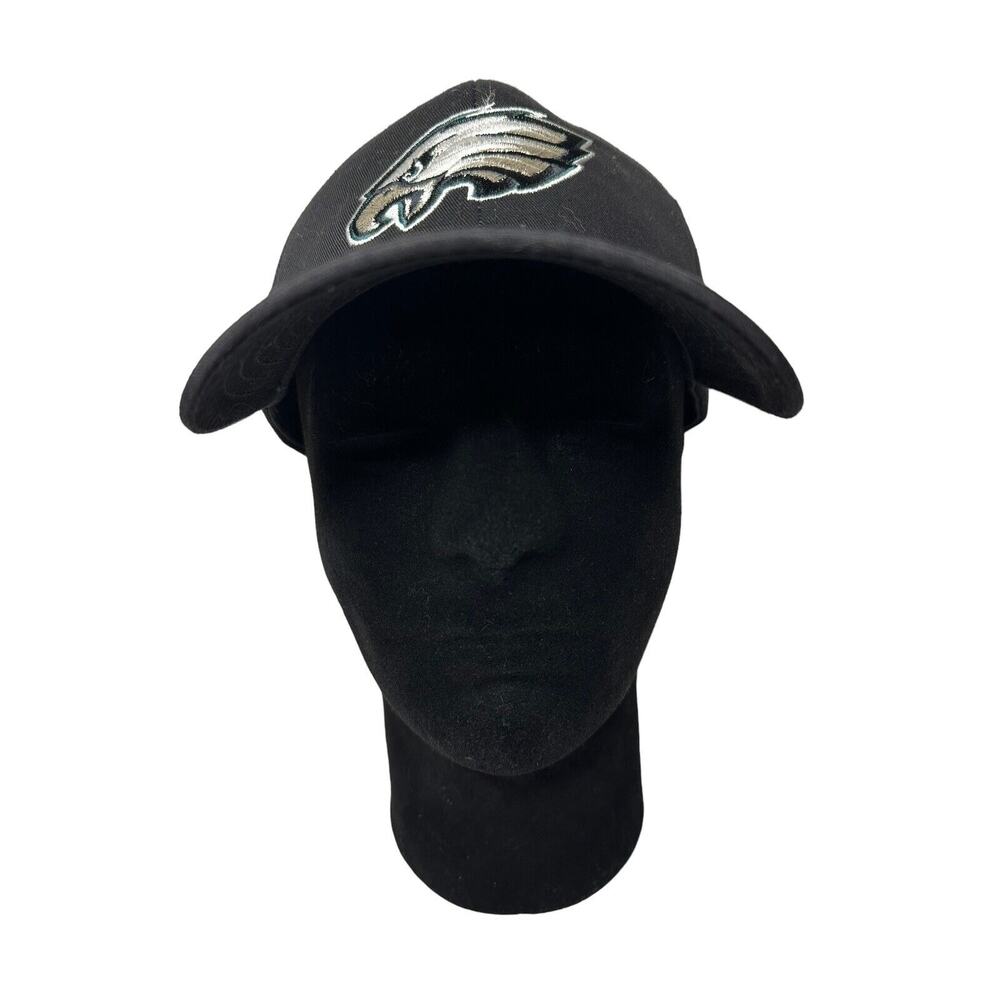 Philadelphia Eagles Hat NFL Football Rebook Black Cap Adjustable One Size